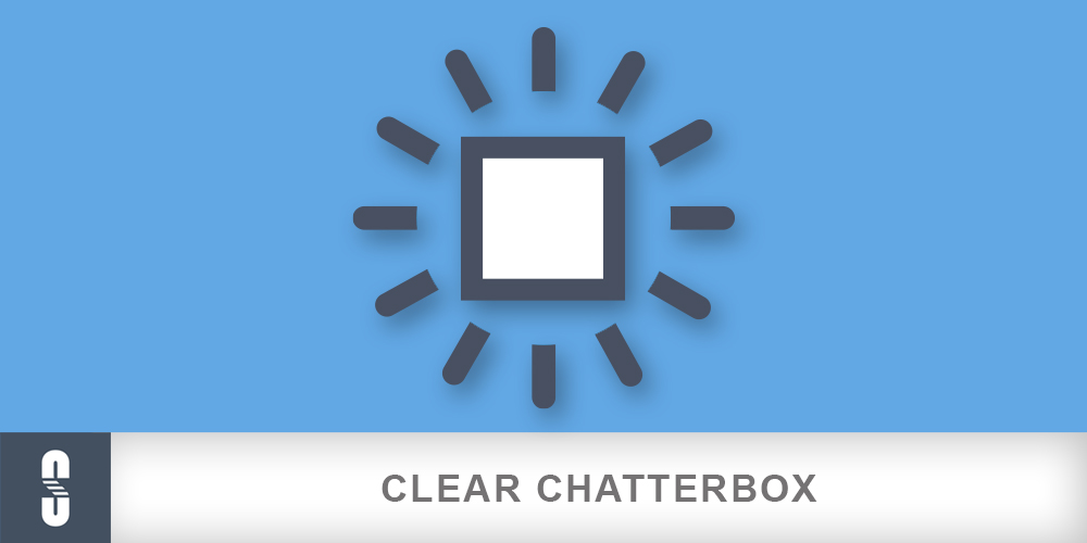 SprintIT Clear Chatter Checkbox